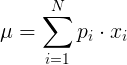 random variable mean